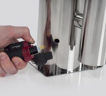 Отверстие и турбозажигалка для розжига дымогенератора Меркель Премиум