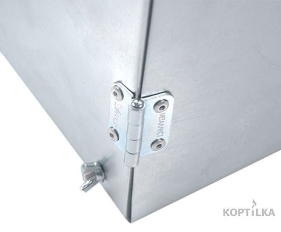 фиксация дверки коптильной камеры