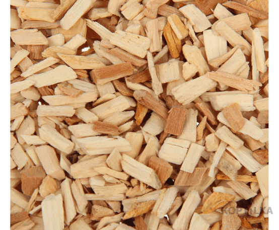 Грушевая щепа внешний вид