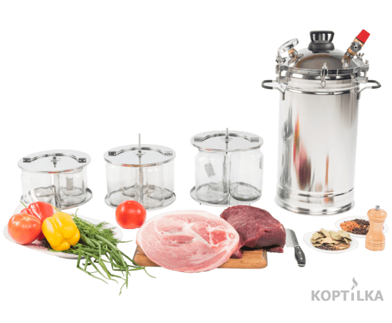 Автоклав Homa 2в1 продукты и банки