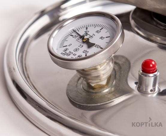термометр автоклава Финляндия и спускной клапан